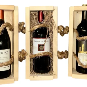 Back 40 Rustic Rope Wine Box - Cabin Reserve